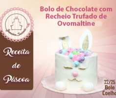 Bolo de Chocolate com Recheio Trufado de Ovomaltine