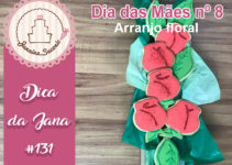 Arranjo Floral de Biscoitos