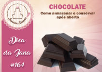 Chocolate – Armazenagem e Conservação