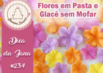 Flores de Glacê e Pasta Sem Mofar